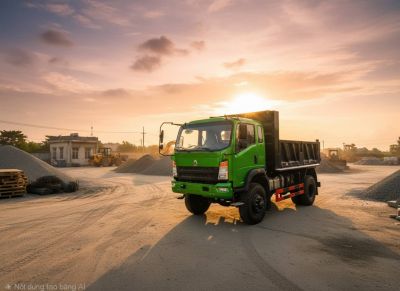 Xe Ben TMT Howo 8,36 Tấn 2 Cầu Dầu 2026