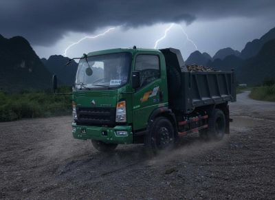 Xe Ben TMT Howo 7,5 Tấn 1 Cầu 2025